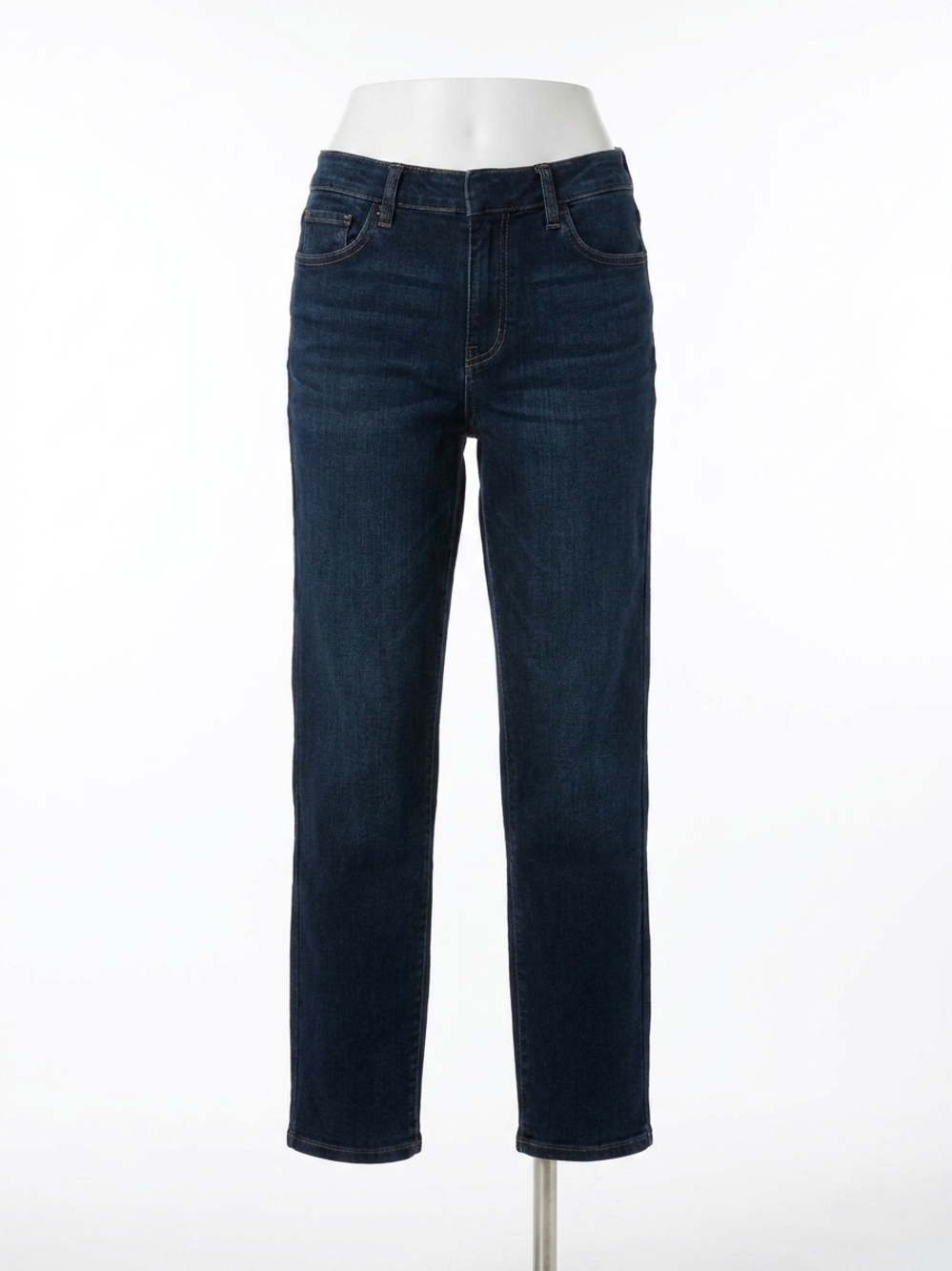 NEW TRIBAL audrey glitters pull on slim ankle pants in gold rinse